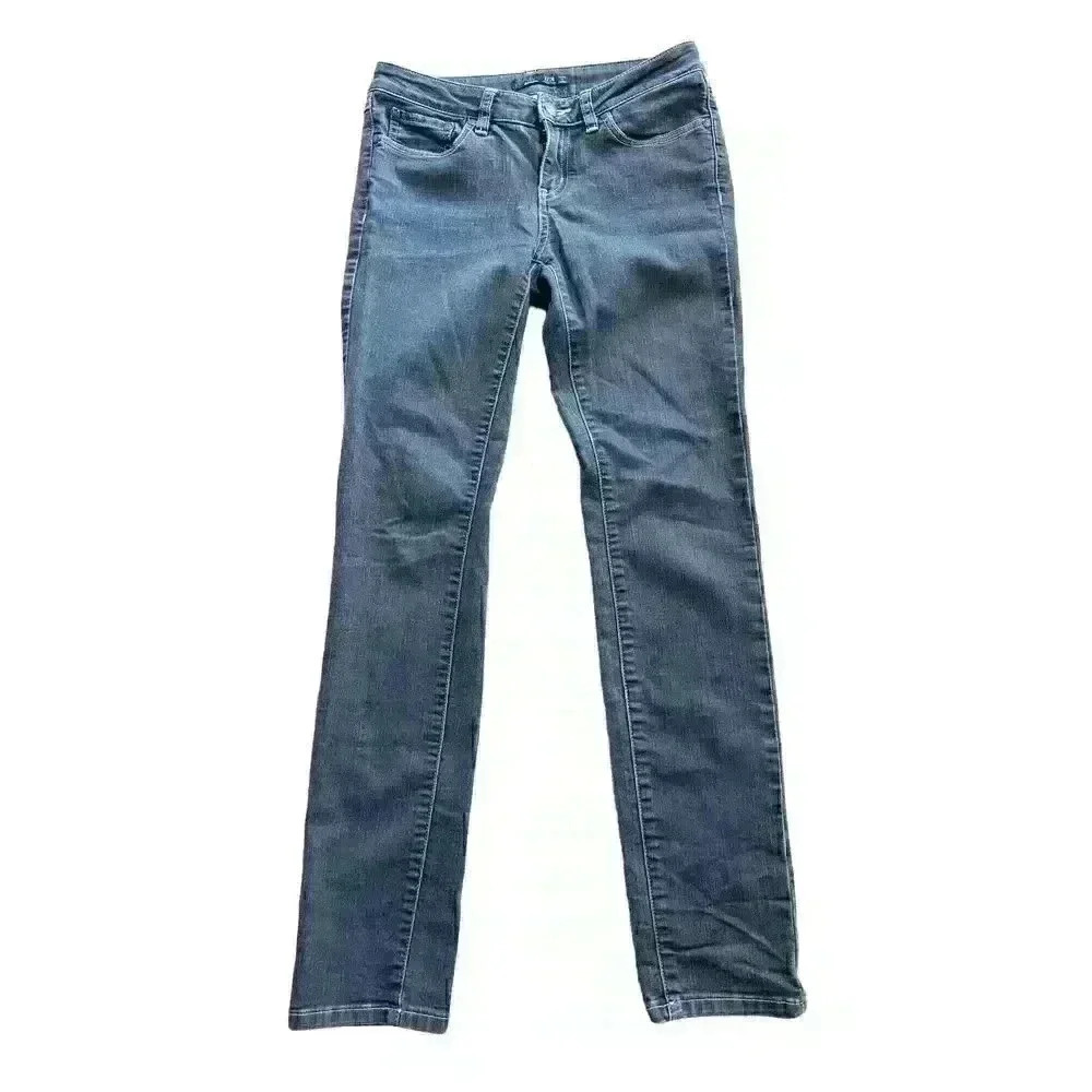 PRANA - womens‎ grey skinny leg organic cotton blend jeans, sz 26
